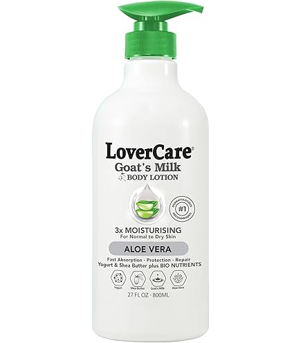 Amazon.com : Lovercare Goat Milk Body Lotion for Dry Skin with